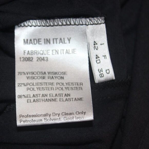 Genny Black Long Sleeve  Dress Women Size 8 - Picture 12 of 13